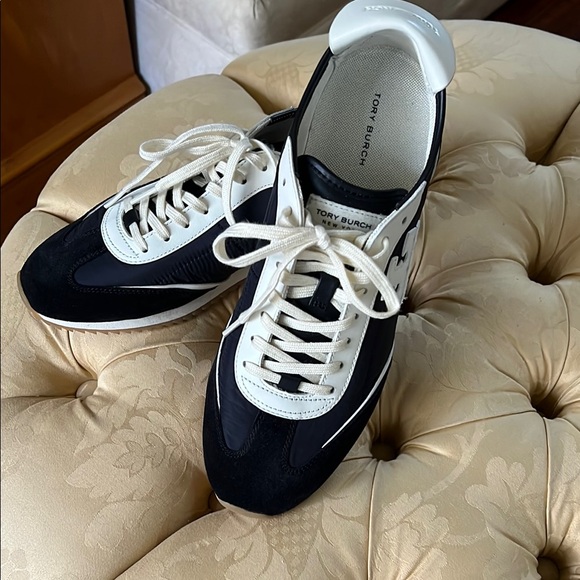 Tory Burch Black and White Sneaker - Picture 1 of 4